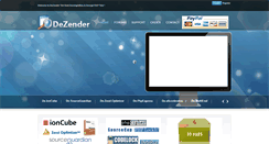 Desktop Screenshot of dezender.net